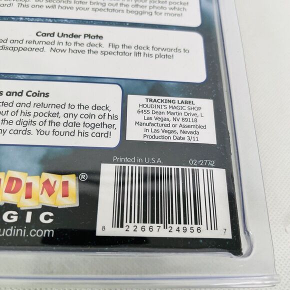 Houdini Magic Svengali Wonder Deck Bicycle Poker Cards 77 Tips & Tricks Booklet - Picture 4 of 6